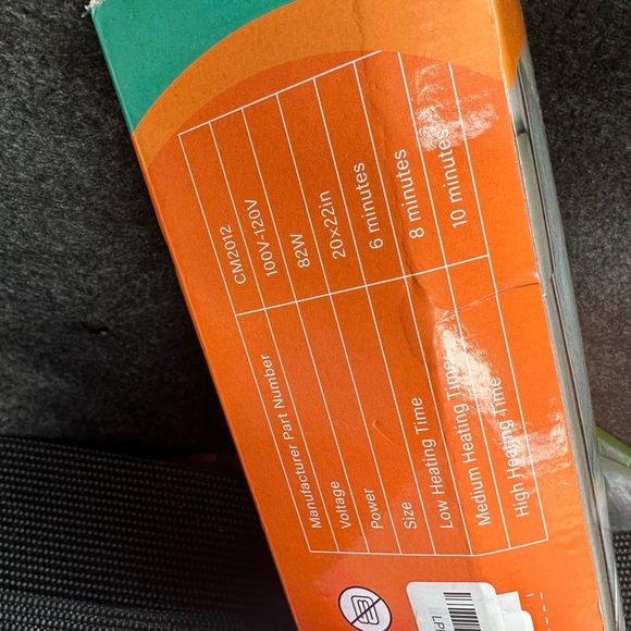 Electric heated foot warmer / 20x22 - Picture 2 of 2